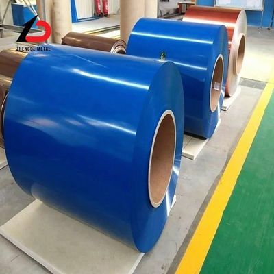 Dx51d Dx52D S250gd স্লিট এজ রঙিন লেপা ইস্পাত কয়েল উচ্চতর এবং কর্মক্ষমতা জন্য পিপিজিআই কয়েল