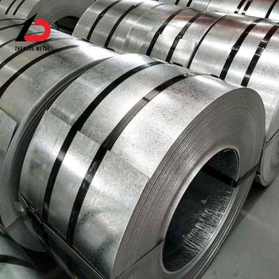 914m Dx51 Z90 Z100 Z125 ASTM GB A653 A653m গ্যালভানাইজড আয়রন স্ট্রিপ Z100g জিংক লেপযুক্ত