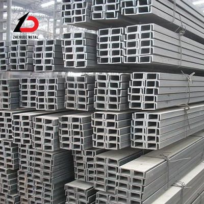 গরম ঘূর্ণিত কার্বন ইস্পাত Q195 Q235 Q345 Q235D Q275 Q275b সি চ্যানেল বার স্টিল ইউ বার নির্মাণে কাঠামোগত সমর্থন জন্য