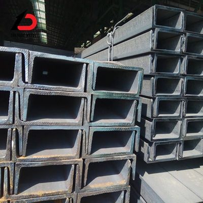 U C Channel 50-400mm Ms S235jr A36 U Channel C Channel Steel Galvanized/Black U Channel Steel Bar for Construction Structure (কাঠামোর জন্য গ্যালভানাইজড/কালো ইউ চ্যানেল স্টিল বার)