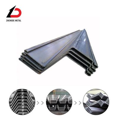 গরম ঘূর্ণিত PU32-1 PU32+1 PU 32 লারসেন 10.5 বেধ Sy295 টাইপ U Z II 2 আকৃতি হালকা নিম্ন কার্বন ইস্পাত শীট পাইল কারখানা মূল্য
