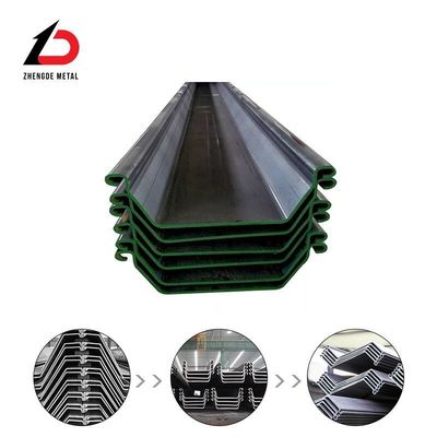 কাস্টমাইজড আকার 9m 12m 15m 18m 24m DIN, JIS, AISI, ASTM, GB, BS টাইপ II টাইপ Iiii Z টাইপ U টাইপ L ইস্পাত শীট পিল / প্লাস্টিক সুরক্ষার জন্য পিলিং