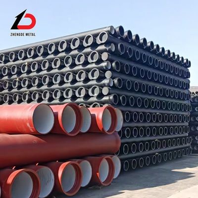 গরম বিক্রয় DN80-DN2000 তেল ও গ্যাস পরিবহনের জন্য নমনীয় লোহা পাইপ ASTM নমনীয় লোহা পাইপ কারখানা