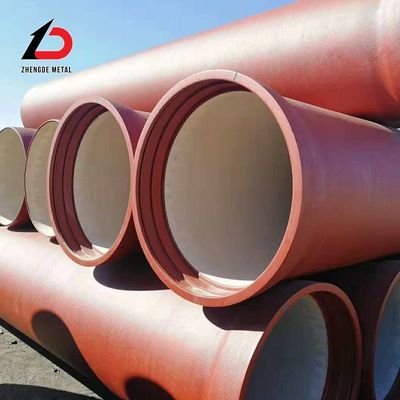 পৌর পাইপ নেটওয়ার্ক DN80 নমনীয় লোহা পাইপ DN100 DN150 DN200 Qt450-12