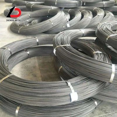 স্পাইরাল মসৃণ পৃষ্ঠ 5mm 7mm 1770MPa 1860MPa প্রিট্রেসড স্টিলের তার