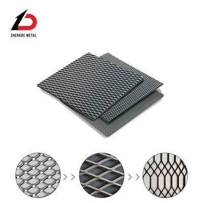 0.1mm-30mm হালকা ইস্পাত প্রসারিত জাল প্রসারিত ধাতু জাল